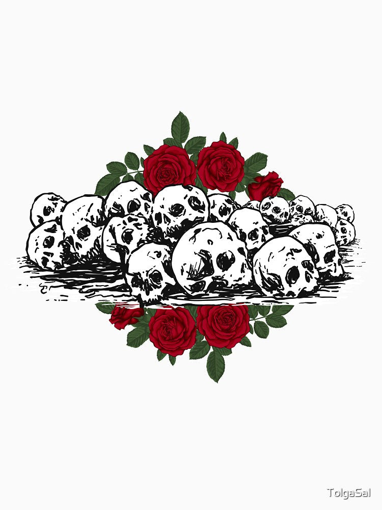 Skulls and Roses by TolgaSal Unisex