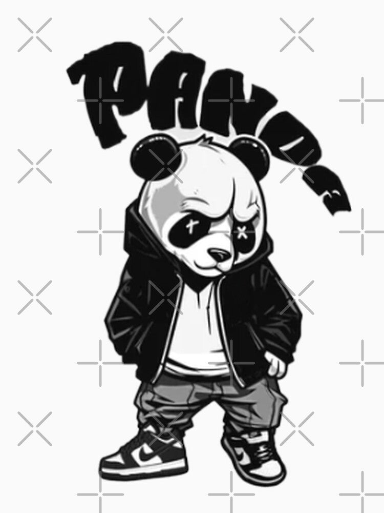 Edgy Panda – Streetwear Fashion for Urban Trendsetters by Kdorsey2 Unisex
