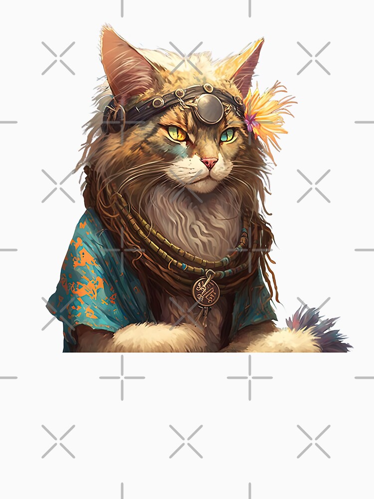 Kitten hippie by AnimalArtPhotos Unisex