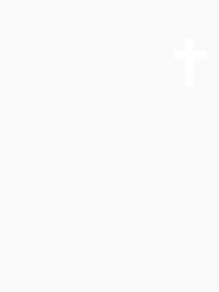 White CrossPocket Patch for Men and Women by AllStarMerch Unisex