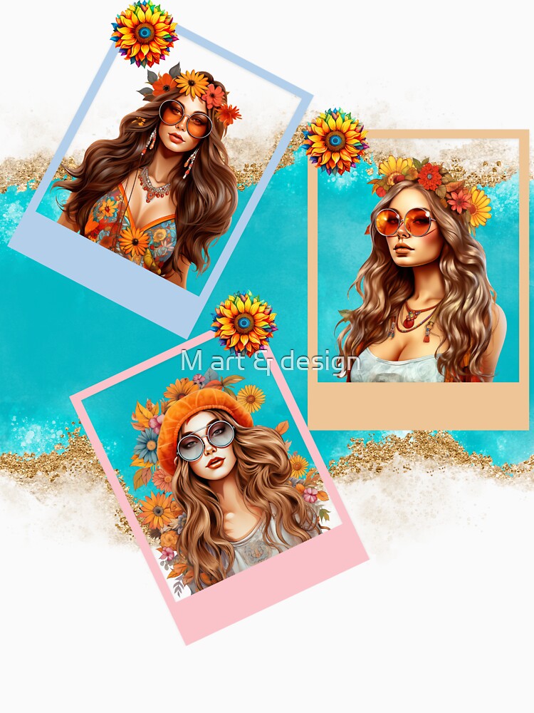Hippie girl by M art & design Unisex