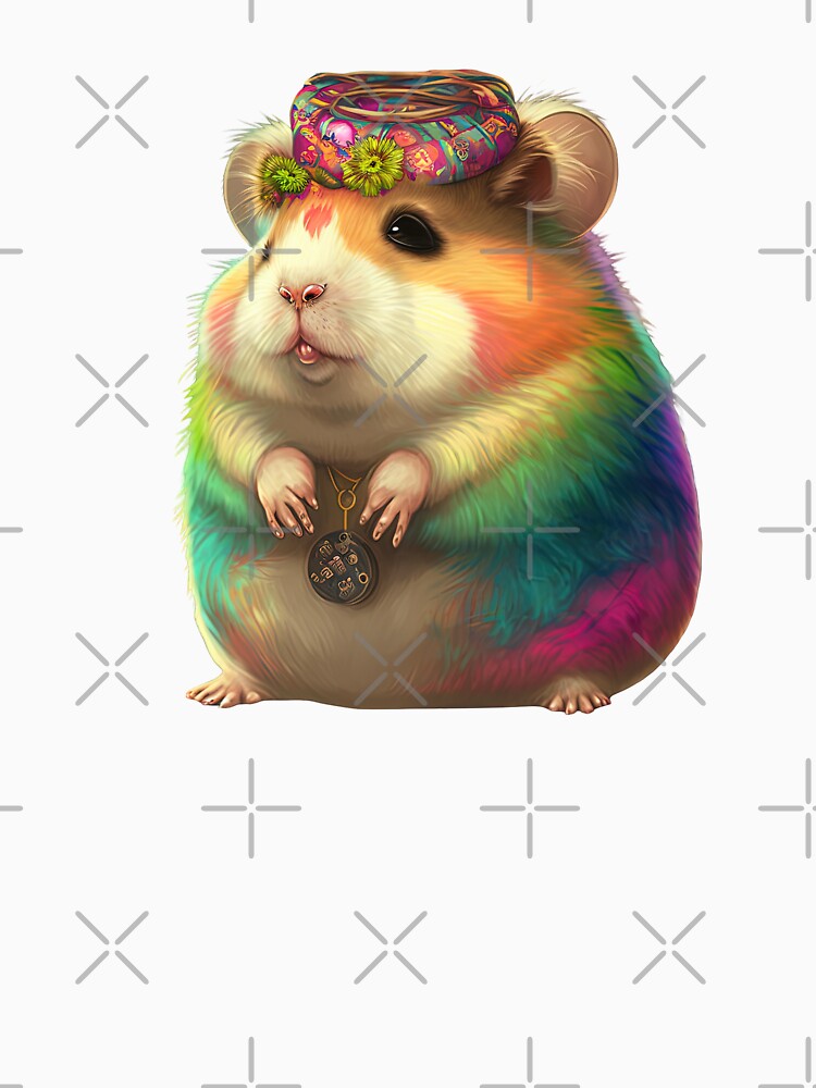 Hamster hippie by AnimalArtPhotos Unisex