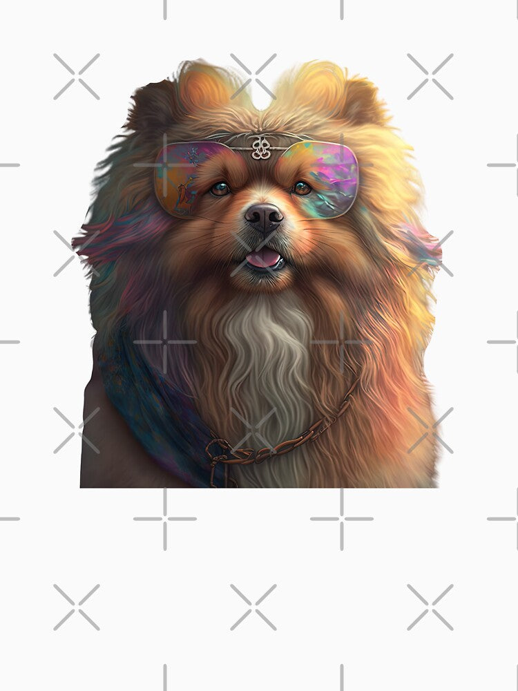 Dog hippy by AnimalArtPhotos Unisex