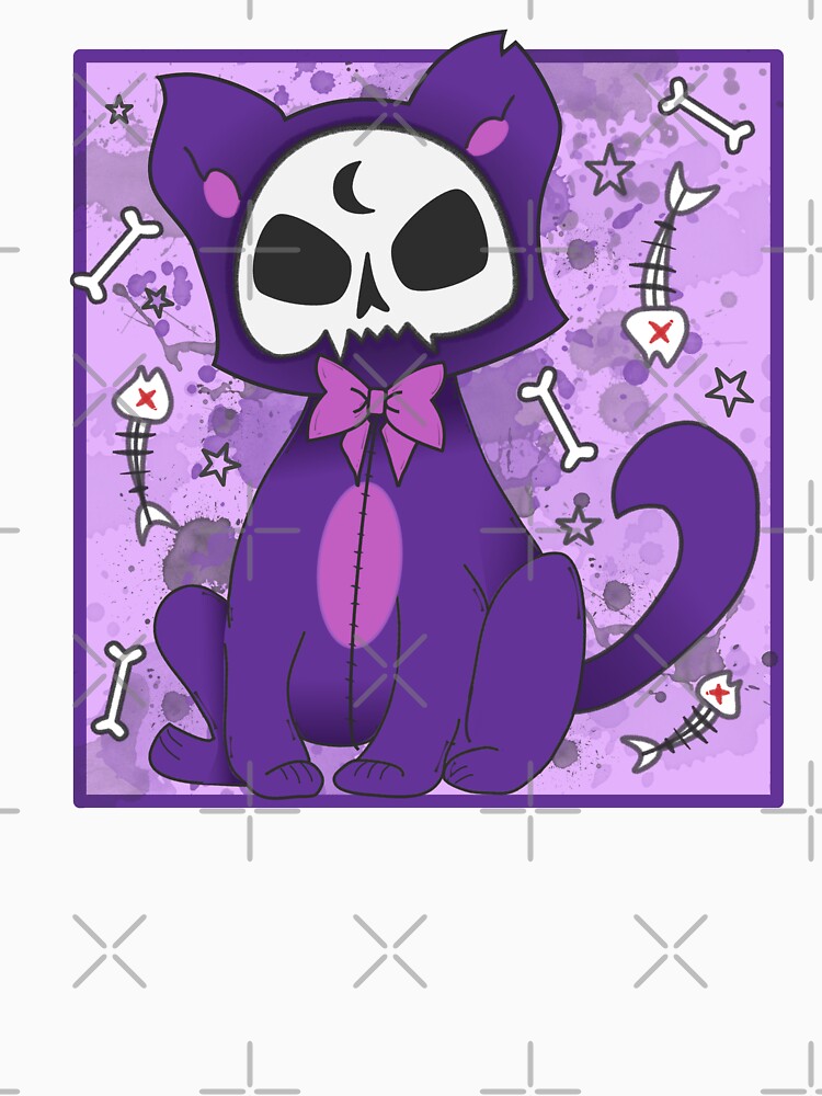 Pastel goth cute purple cat by Kink Collective Unisex
