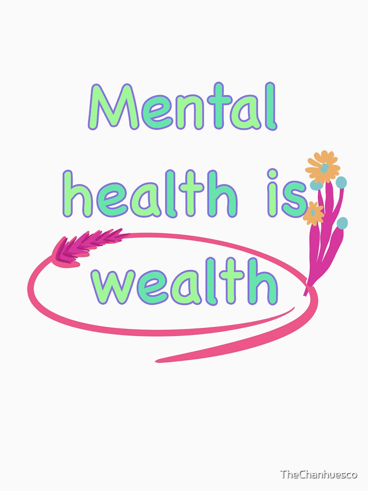 Mental health tee by TheChanhuesco Unisex