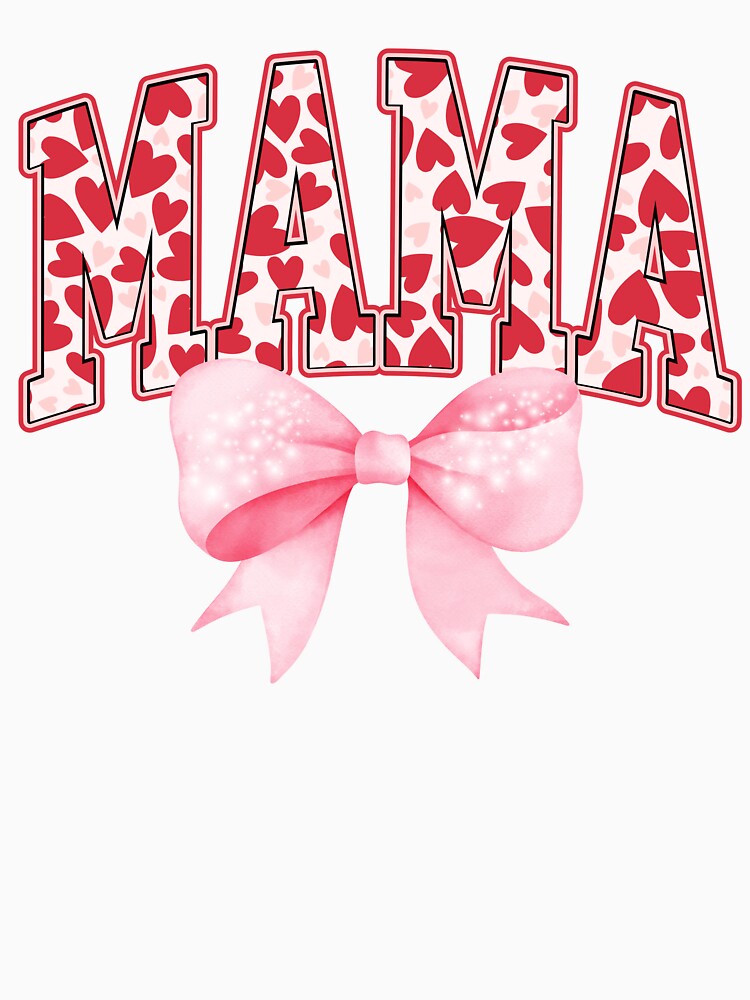 Chic Coquette Mama Design with Pink Bow by Shabby Script Archive | Digital Designer