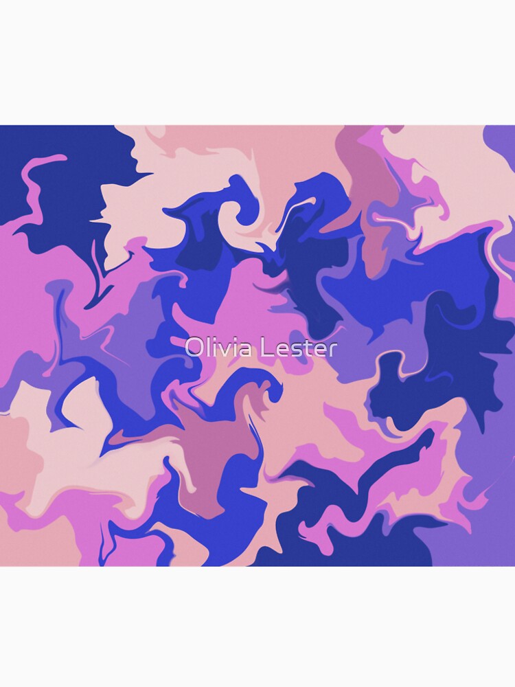 Cotton Candy Psychedelic Swirls by Olivia Lester Unisex
