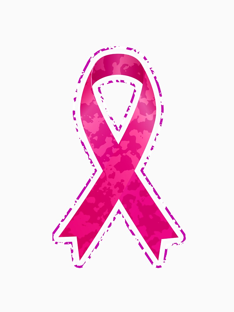 Pink Breast Cancer Awareness Ribbon by AllStarMerch Unisex