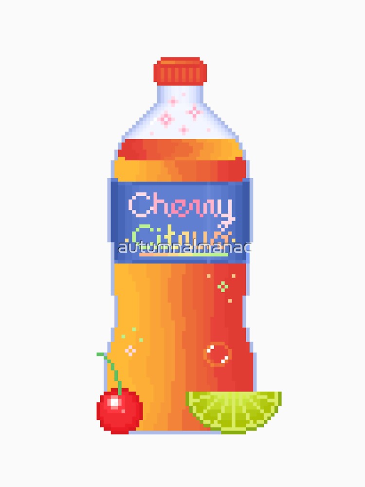 pixel cherry citrus drink by autumnalmanac Unisex