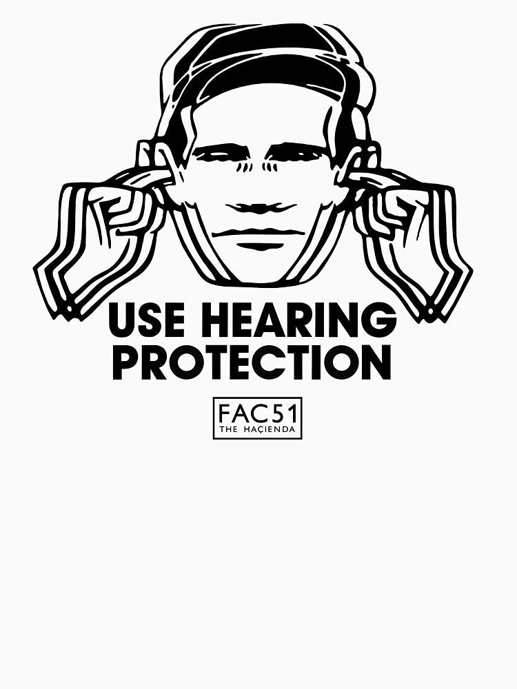 Use Hearing Protection (black) by JoaDa Unisex
