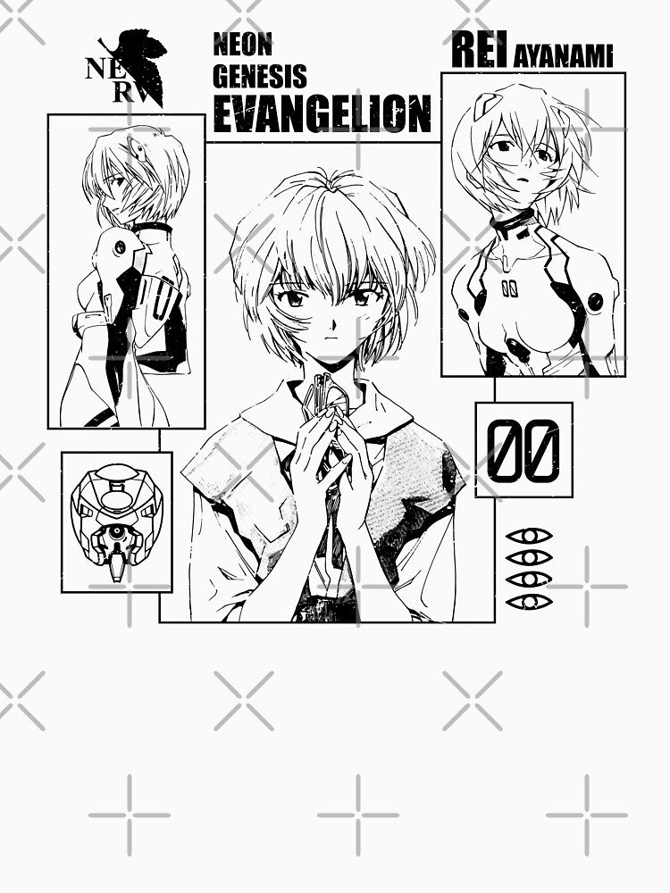 Rei Ayanami | End of evangelion shirt | otaku clothing by 1522Shop Unisex