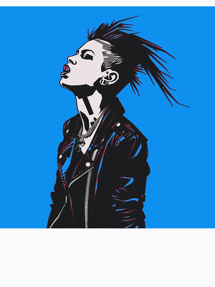 Punk Energy Blue by [EverNever] Creative Gear Alternatives Unisex