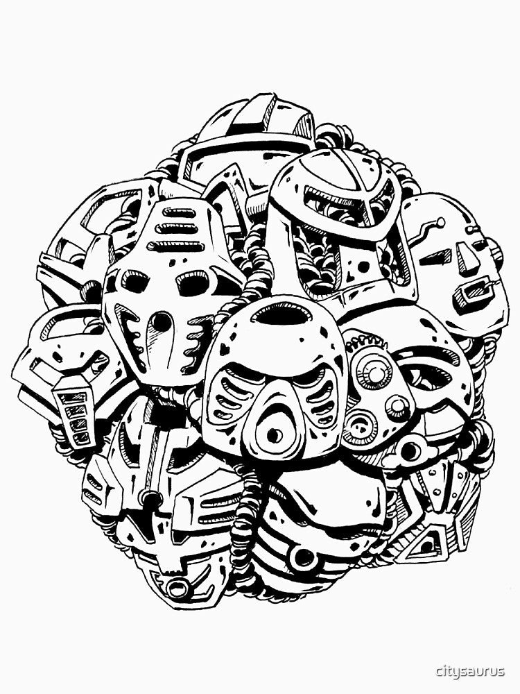 Kanohi Cluster by citysaurus Unisex