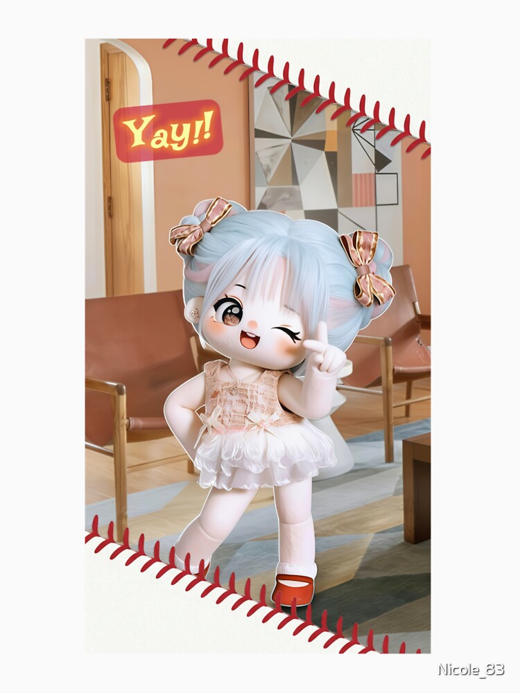 Cute Cotton Doll - Retro Red checkered by Nicole_83 Unisex