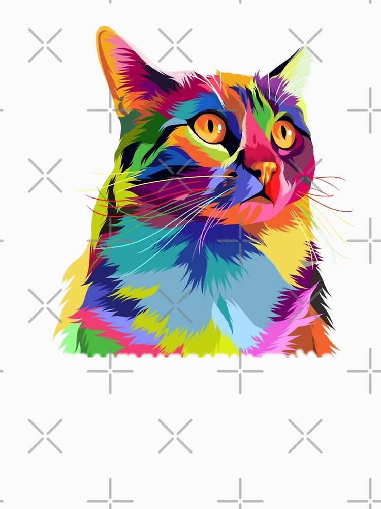 Custom Cat Pop Art - Cat Pop Art 3d by FirnandArt Unisex