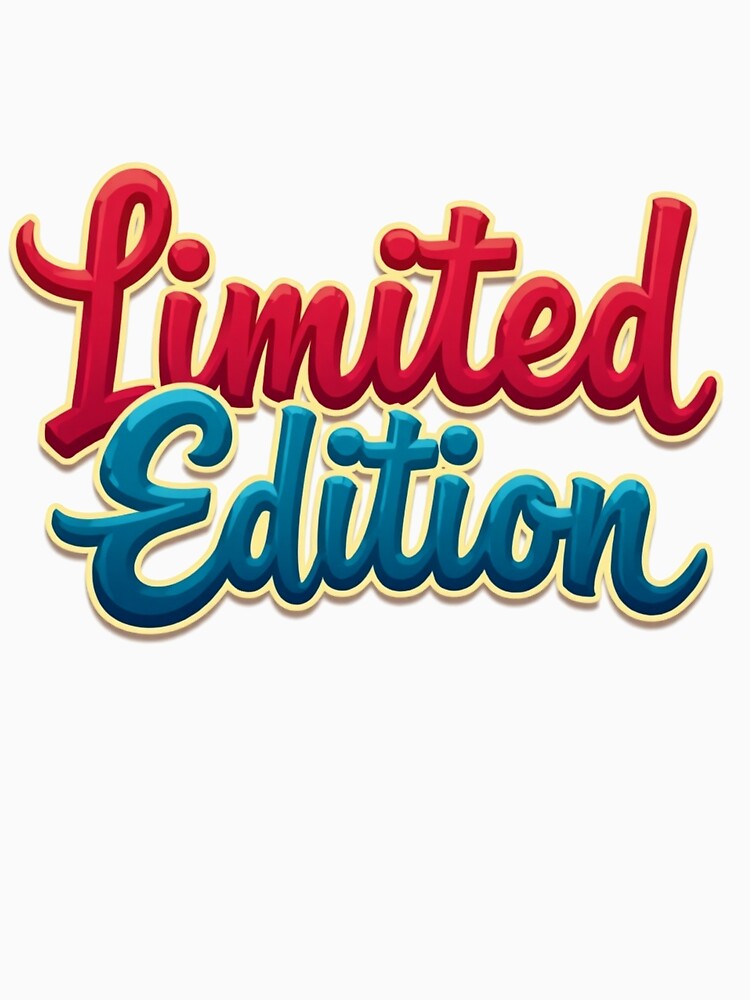 Limited Edition - Bold Retro Graphic by Limited Edition by Playitcool Unisex