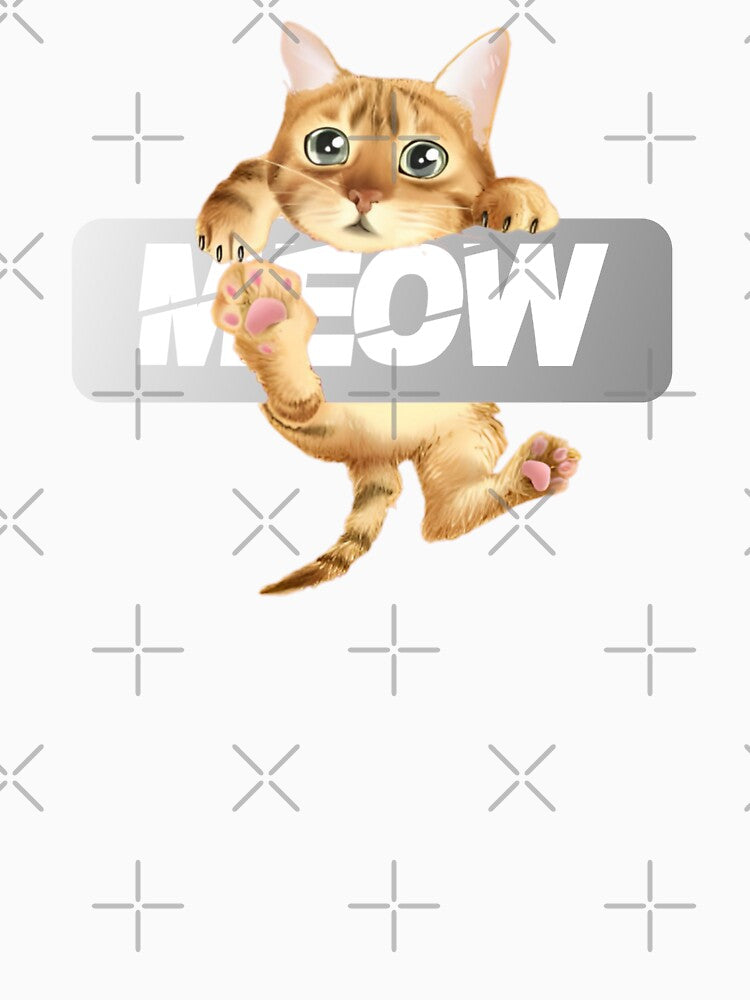 Sad Cat in Grunge by Vlaki Unisex
