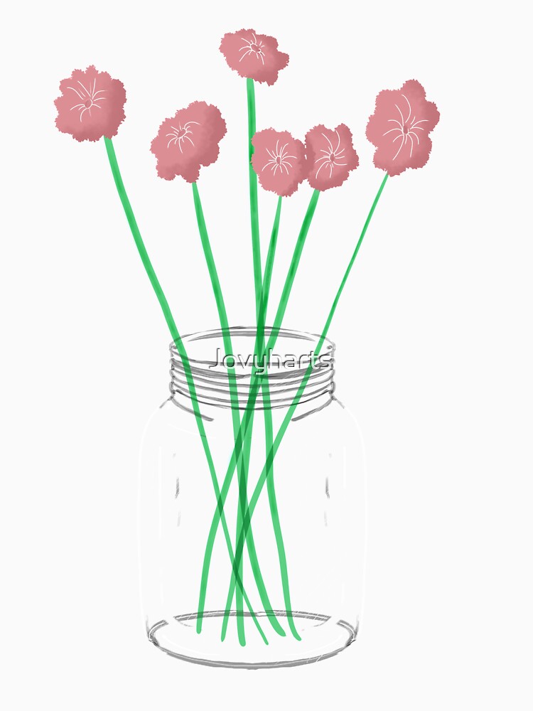 Cotton flowers in a jar by Jovyharts Unisex