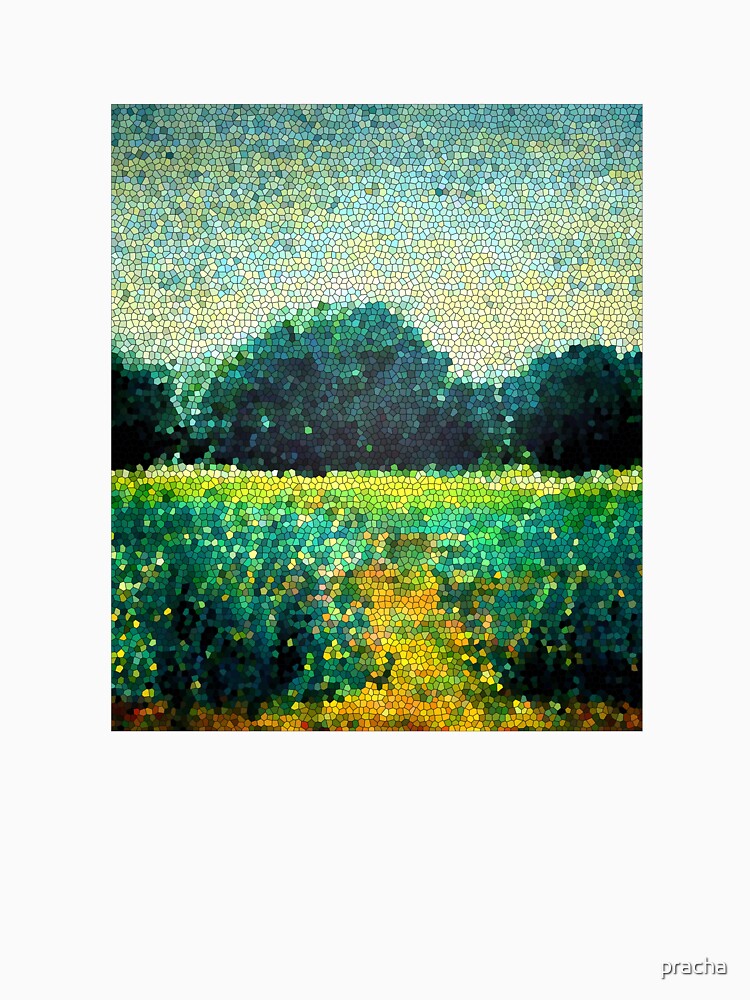 Green fields by pracha Unisex