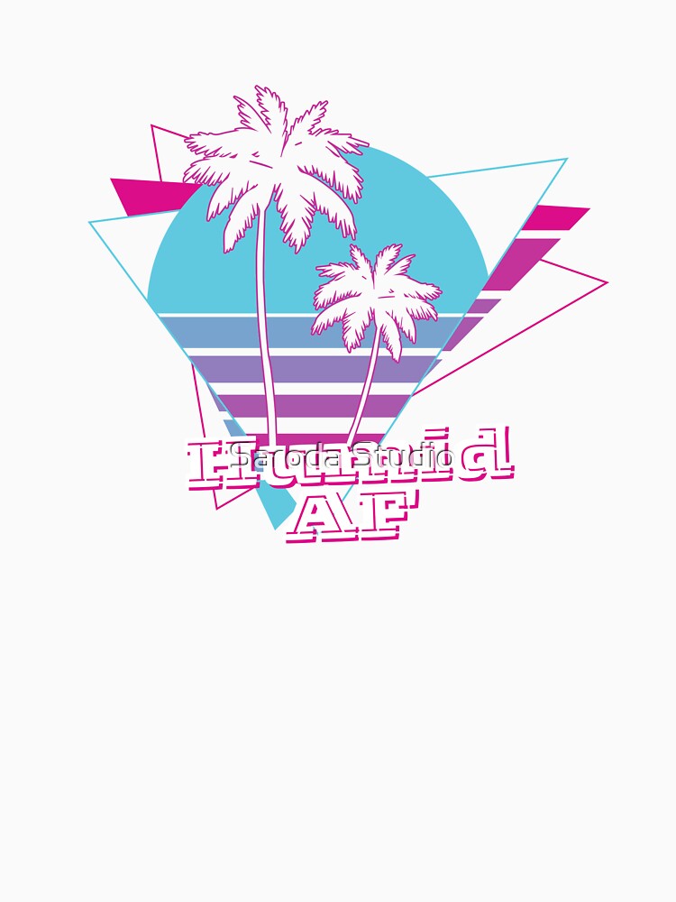 Humid AF Funny 80's Summer by Saroda Studio Unisex