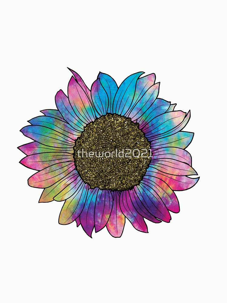 Tie Dye Sunflower Sublimation by theworld2021