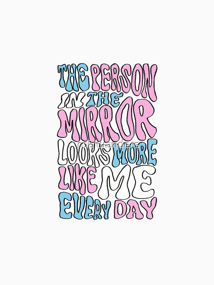 person in the mirror - trans by robiwanders