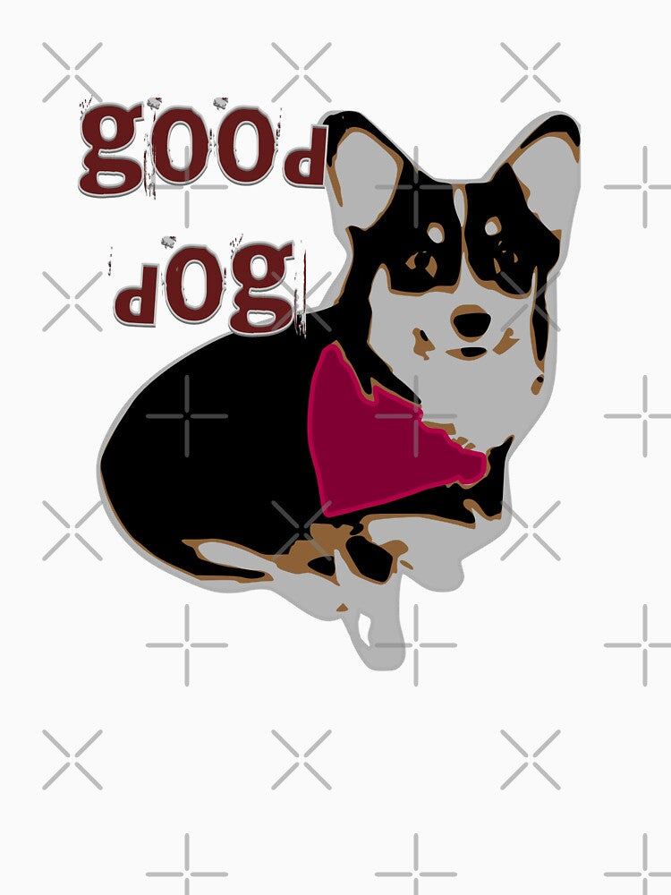 Good Dog Muffin Retro Corgi Design by Zelda's Garden Unisex