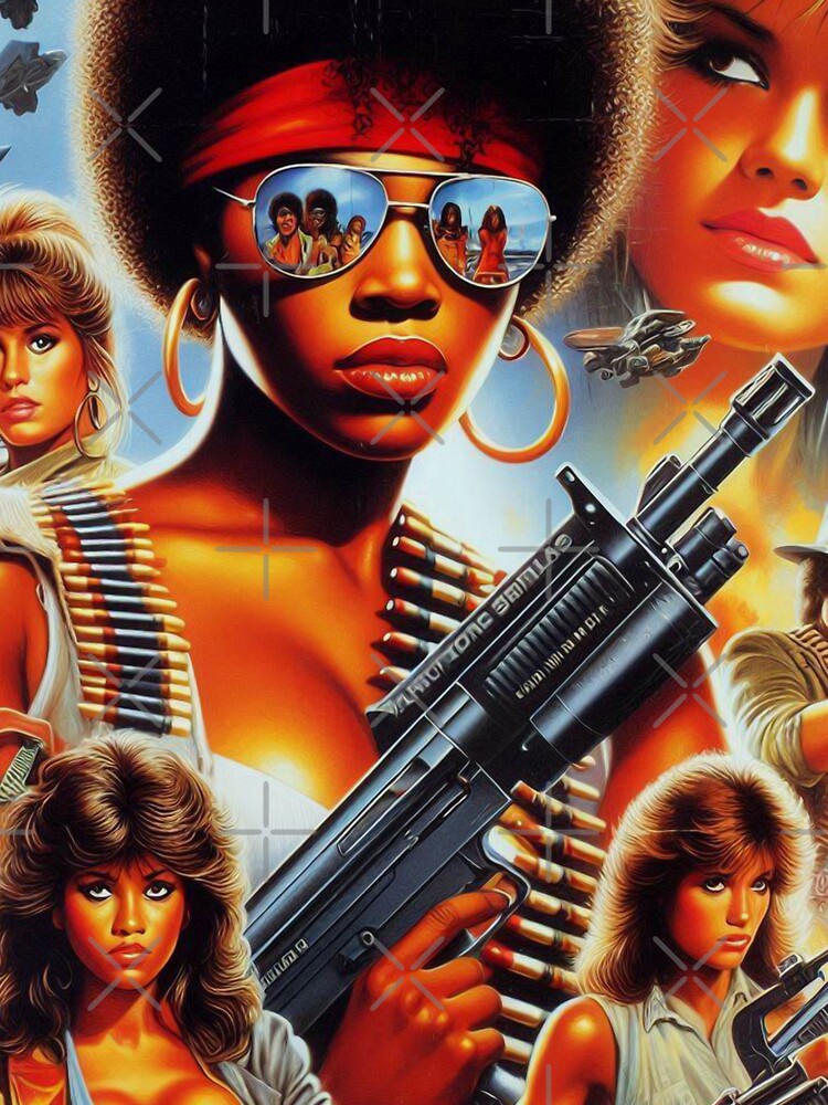Retro 80s War Girls by PulpVintage Unisex