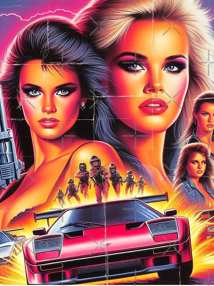 80s Action Girls by PulpVintage Unisex
