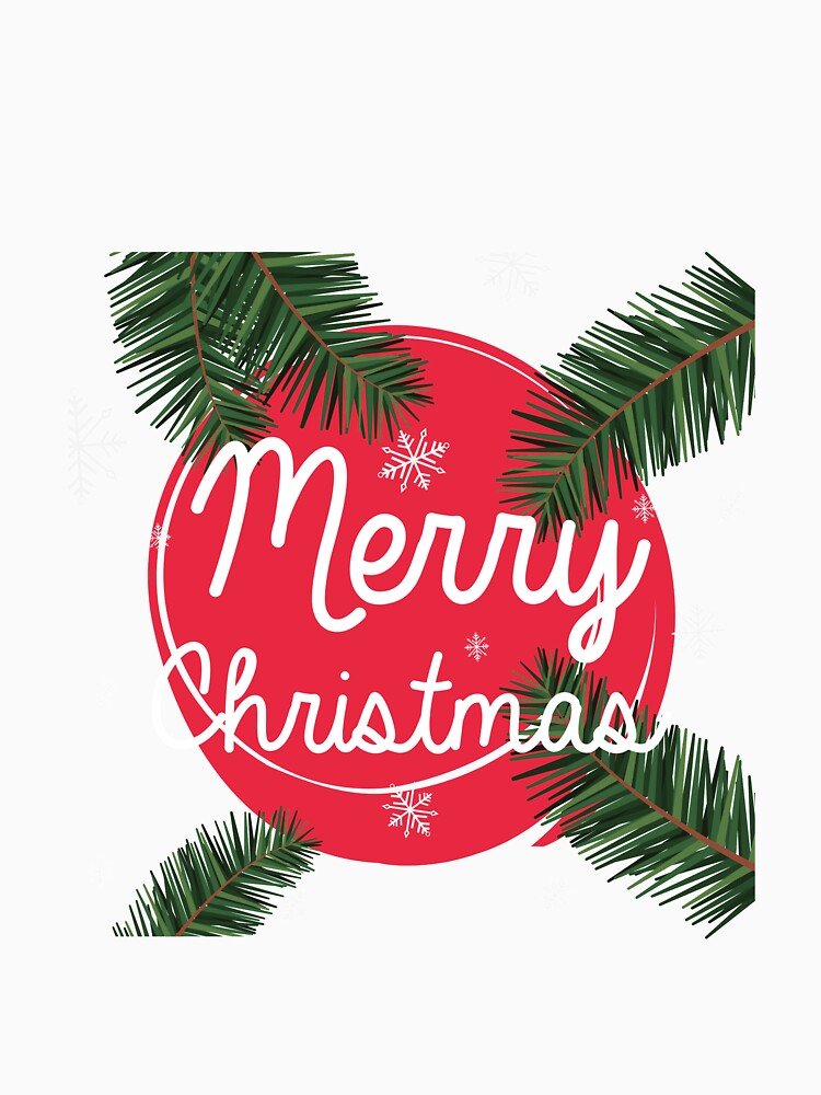 Merry Christmas Basic Novelty Quote December Graphic (1) by popotamfriends Unisex