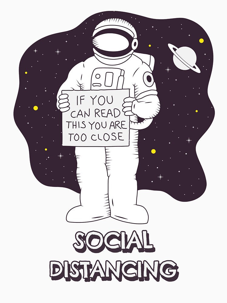 Casual Social Distancing by XJBK Unisex