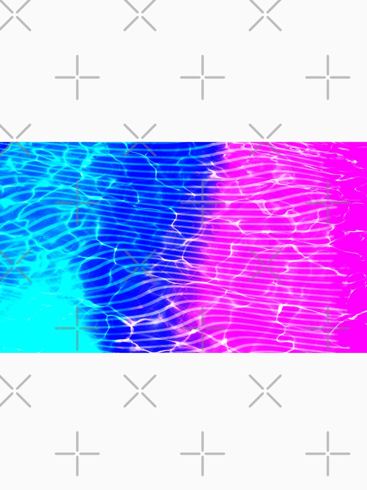 PURPLE AND BLUE OCEAN WAVES by xBLACKSTAR Unisex