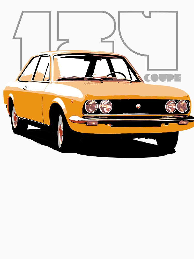 Classic 124 Coupe – Vintage Italian Sports Car by tupaffi Unisex