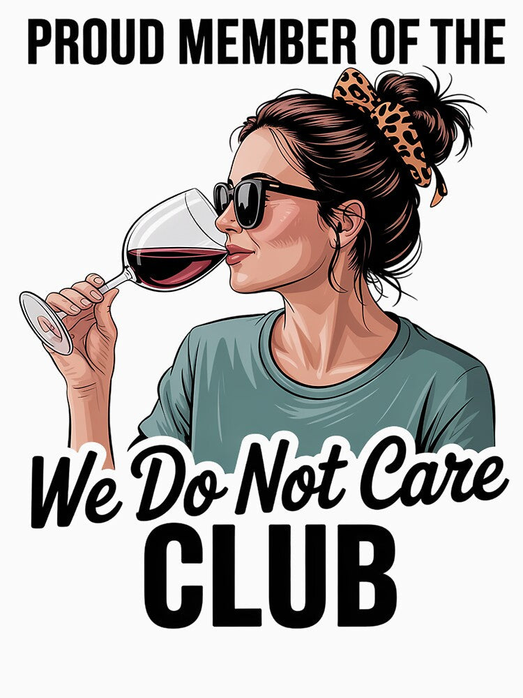 We Do Not Care Club by SlogariArt Unisex