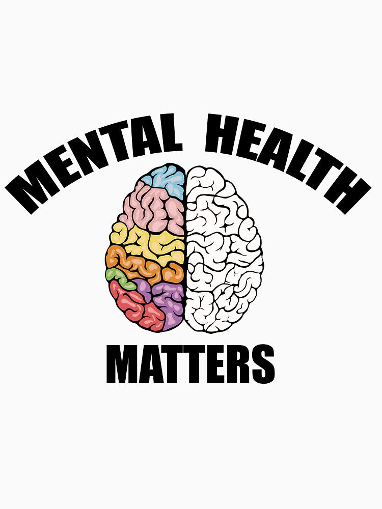 Mental Health matters  T-shirts design by dkdnproducts