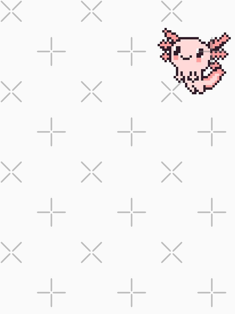 Pixel Art Axolotl by uxcomshop Unisex