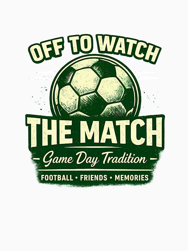 OFF TO WATCH THE MATCH GREEN by OROSTATE Unisex