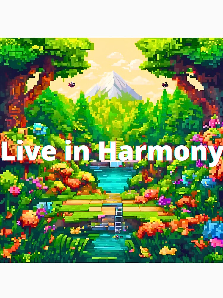 Pixel Nature Art by TrendyGalaxy Unisex