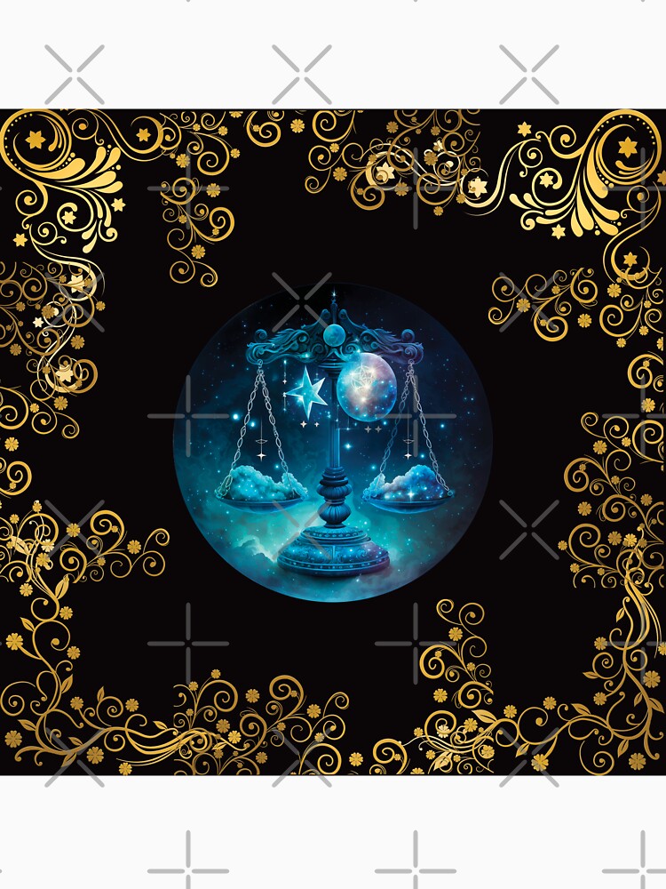 LIBRA ZODIAC SIGN BLACK & WITHOUT FONT by ORIGENcreate