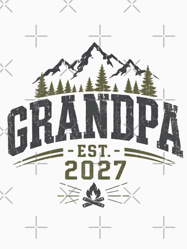 Grandpa Est. 2027 New Grandfather Outdoor Family Adventure by HumansStuck12