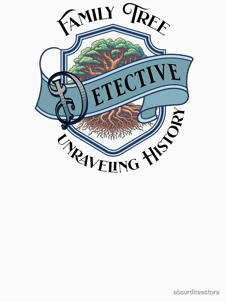 Family Tree Detective Unraveling History by absurditeestore