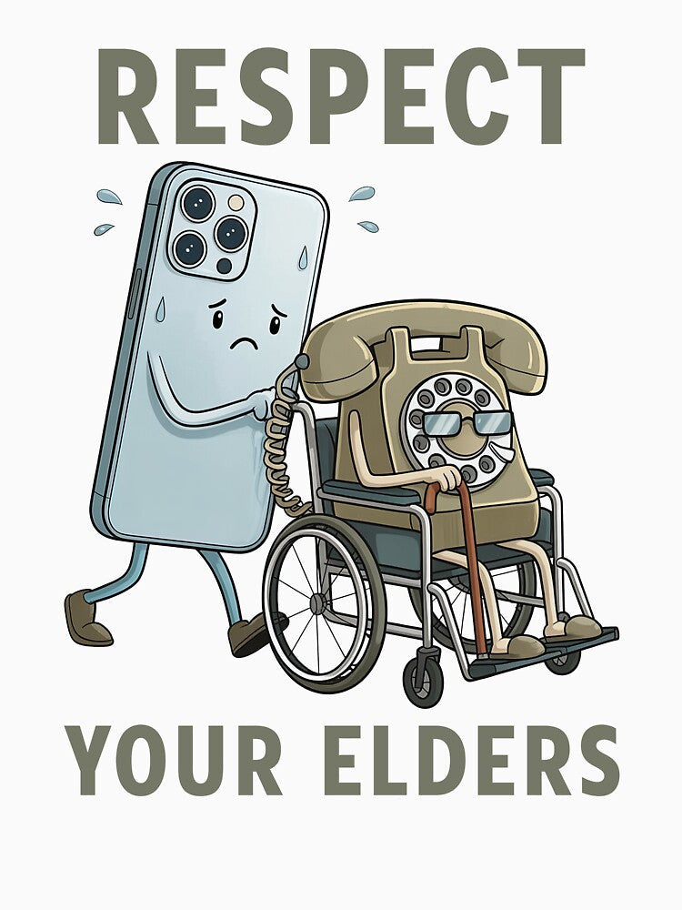 Respect Your Elders Retro by charoen-design Unisex