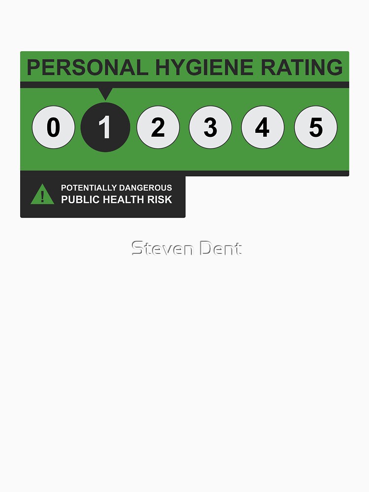 Hygiene Rating - ONE by Steven Dent Unisex