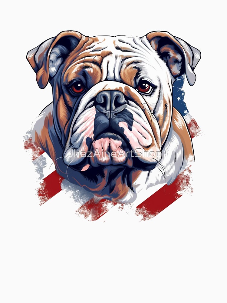PitBull Dog Us Flag Transparent Design | PNG Sublimation by JhazAineArtShop