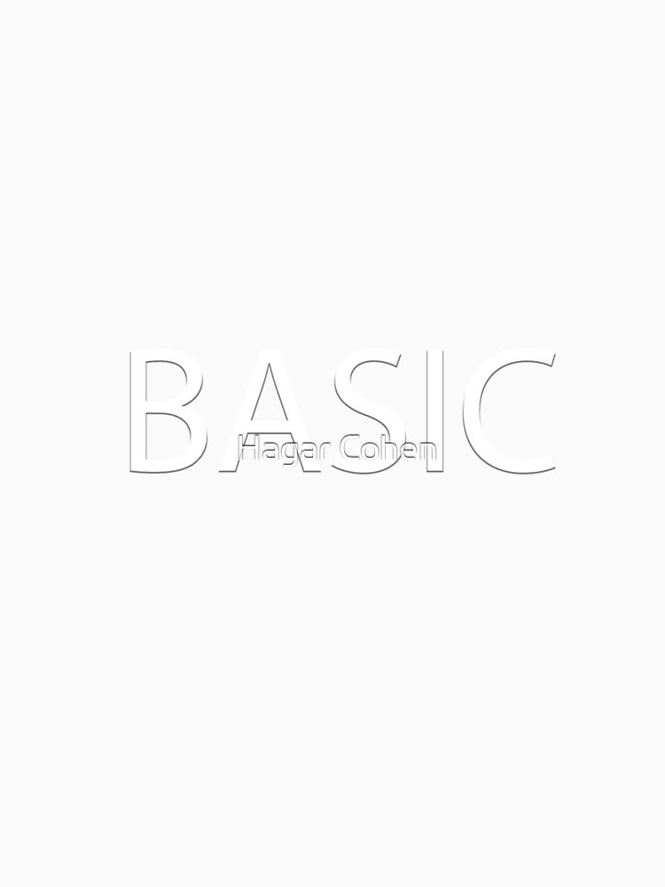 BASIC by Hagar Cohen Unisex