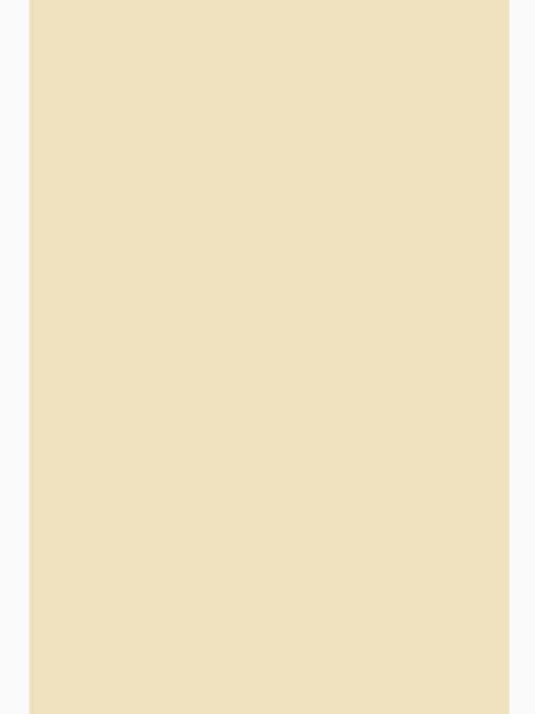 Plain Beige Cream by maniacfitness Unisex
