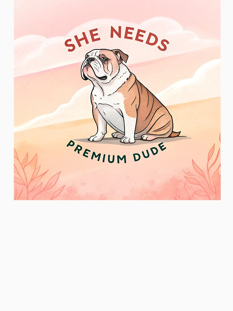 She needs Premium dude bulldog by AhArtMe Unisex