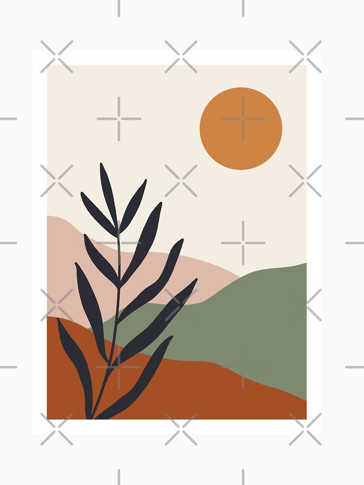 Boho Mountain Sunrise - Modern Bohemian by mauraurus Unisex