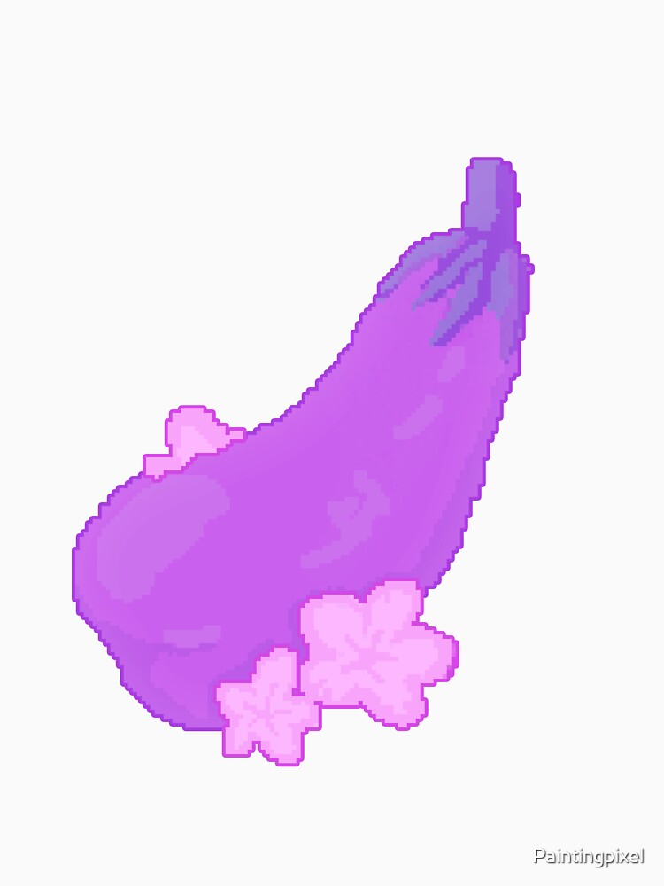 Eggplant Kawaii by Paintingpixel Unisex