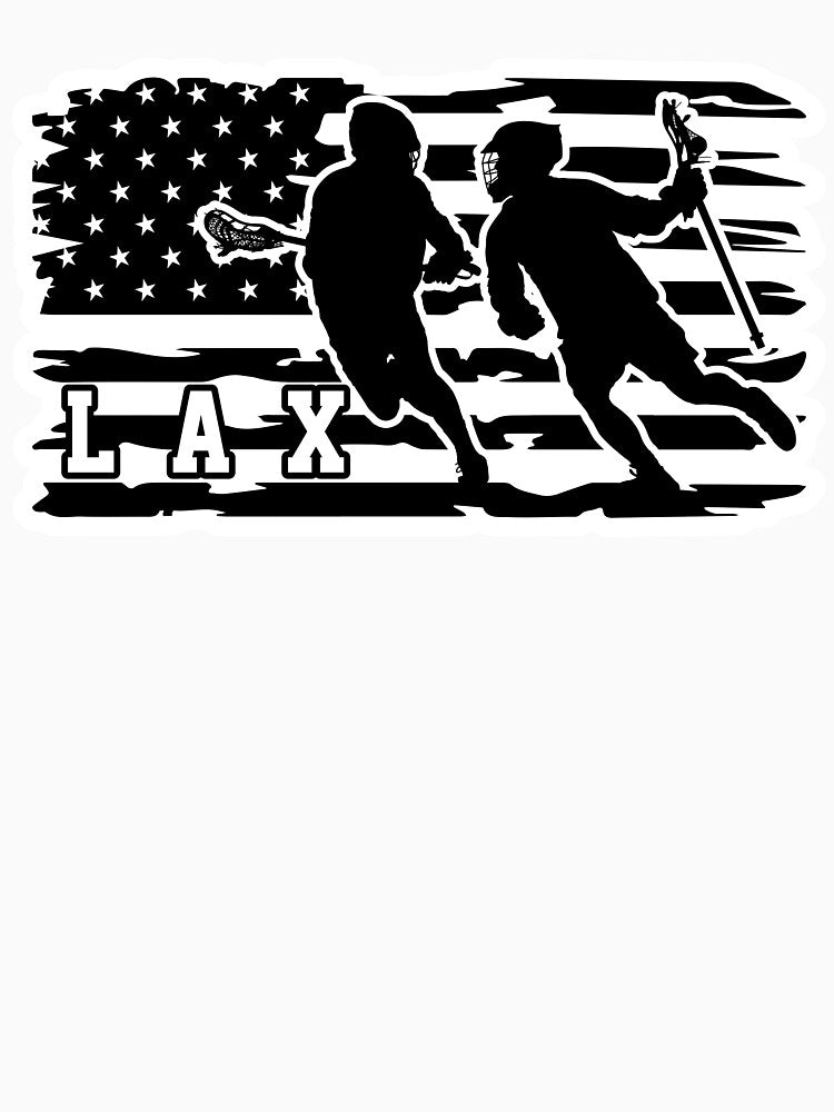 Lacrosse | LAX Players in US Flag by MYpngShop